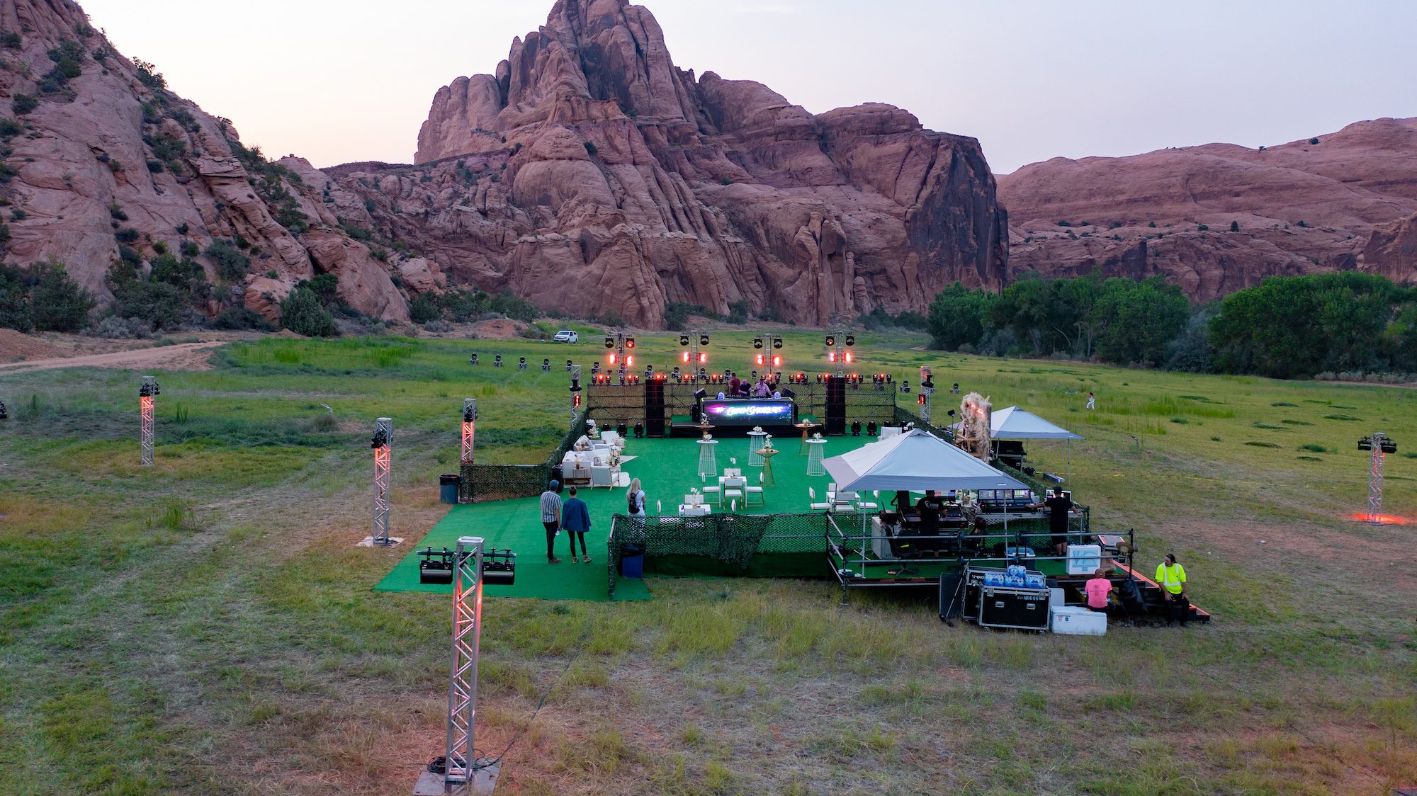 Salt Lake City Video Production capturing a VIP event in Moab UT.