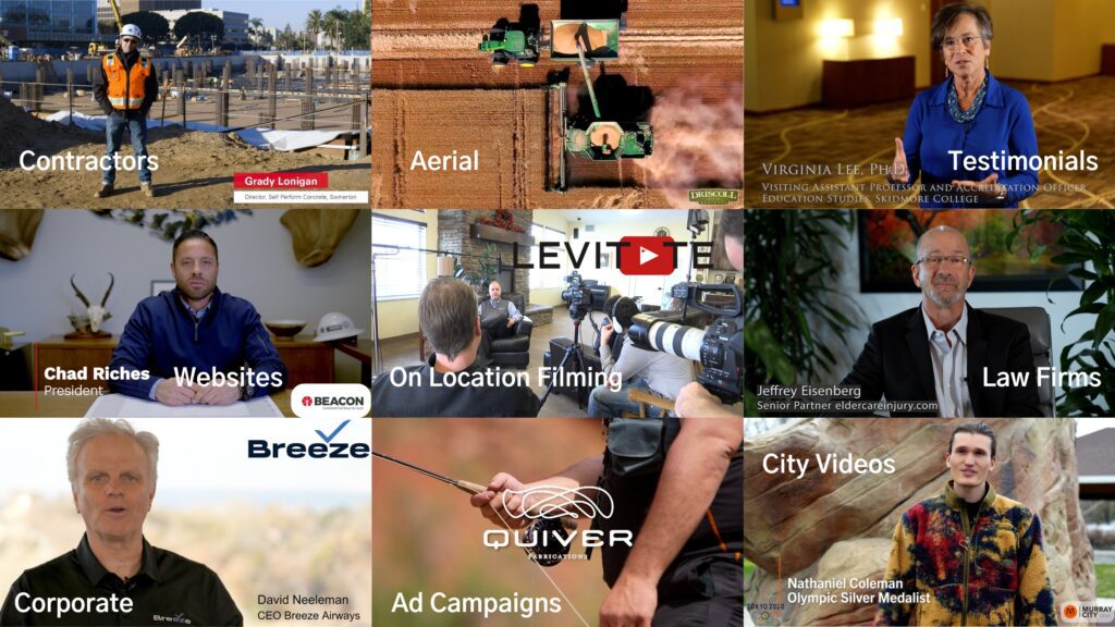 Video Production In Salt Lake City Levitate Media Group Providing Exceptional Production Services for over 10 Years!