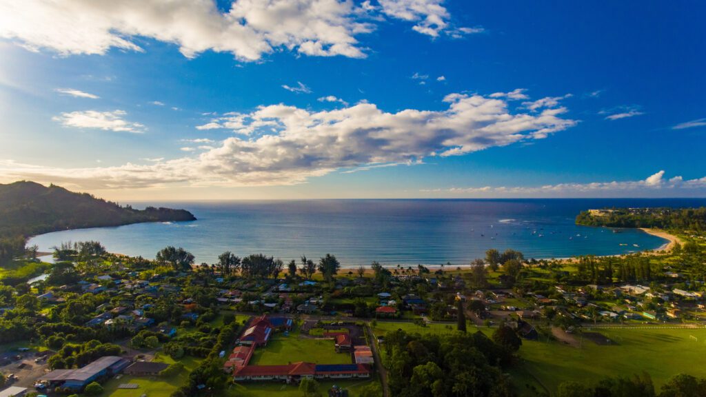Utah Video Production Levitate Media Group Filming a Beautiful Wedding in Hanalei, Hawaii.