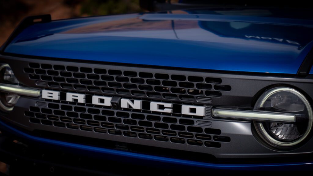 Off-road Ford Broncos in Moab filmed by Utah video production team, Levitate Media Group.